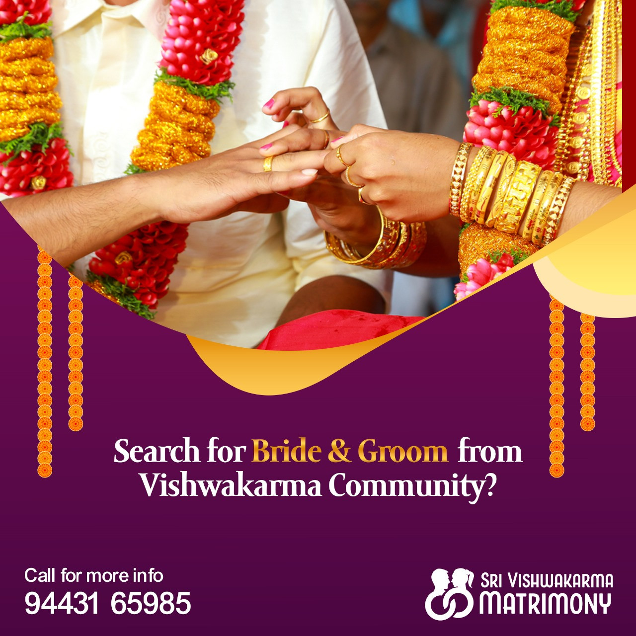 Search for Bride & Groom from Vishwakarma Community?